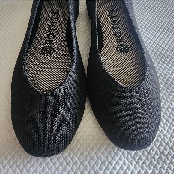 Rothy's Women's Black and Blue Flats - Picture 3 of 10